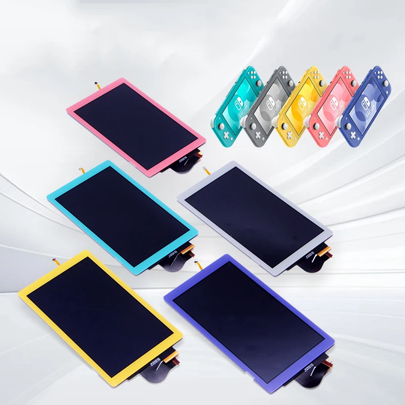 

Для Nintendo Switch Lite ЖК-дисплей с сенсорным экраном в сборе, полная замена ламинирования с дигитайзером, высококачественный цветной экран