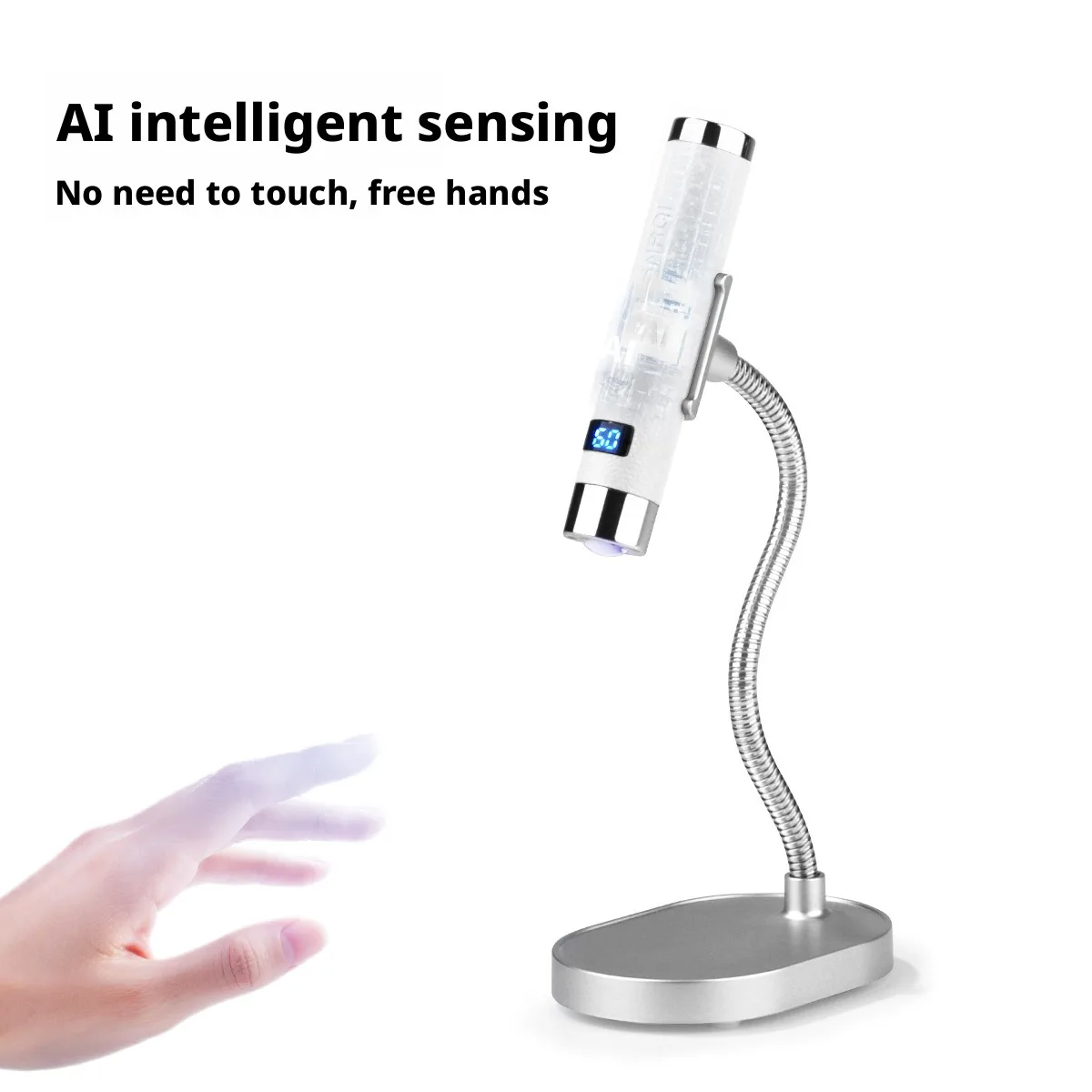 

Магнитная лампа для ногтей с интеллектуальным ИИ-датчиком, портативная УФ-лампа для сушки гель-лака, ручная лампа для полимеризации ногтей