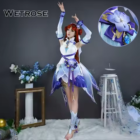 【Wetrose】In Stock SSR Breeze of Sabaa Nilou Cosplay Costume Genshin Impact Дыхание Нилу Сабаа 3D Full Set Wig Halloween Xmas