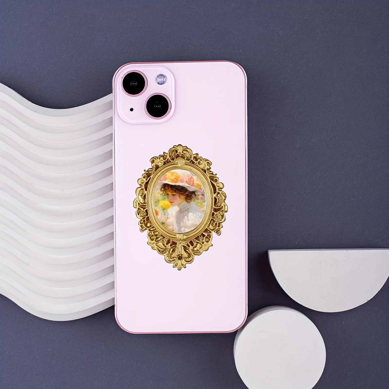 

12pcs Vintage Photo Frame Art Jewelry Decorative Home Photography Background Shooting Props Mini Picture Frame Trinkets Frame