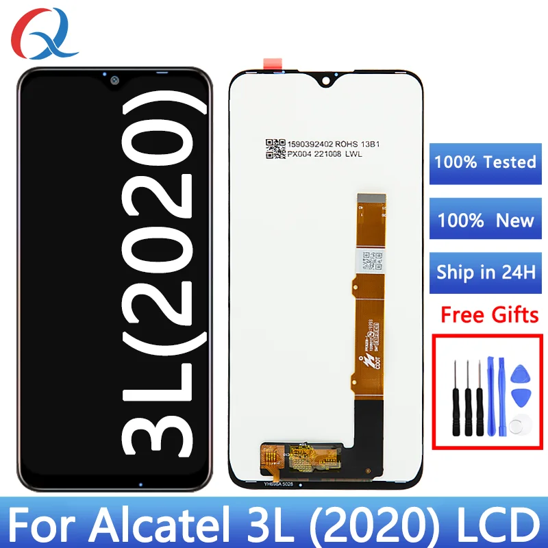 Mobile Phone Lcds For Alcatel 3L (2020) 5029Y Screen Replacement Ercan For Alcatel 5029D-EEA Digitizer Assembly Pantalla Display