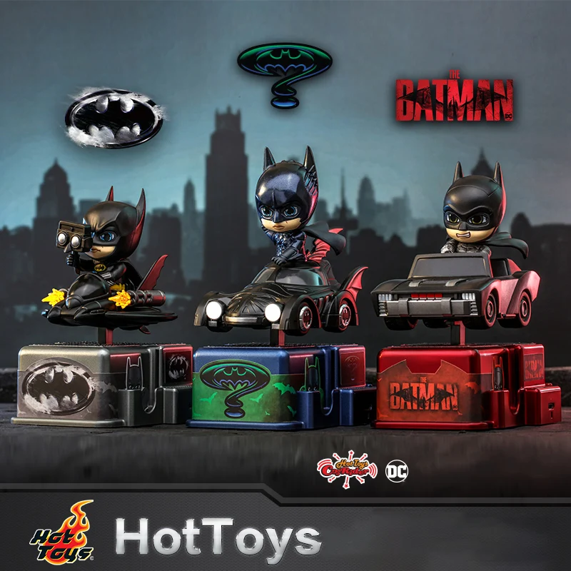 

Hot Toys Batman Series Movie Batman And Vehicle Cosrider Electric Rocking Car Desktop Collection Decoration Model