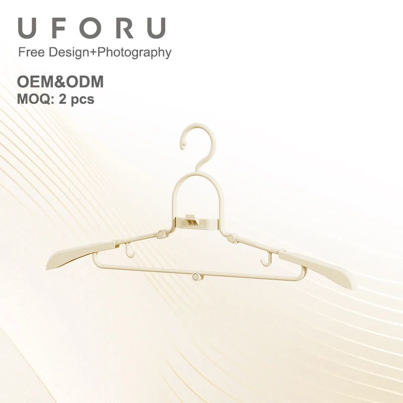Uforu Foldable Travel Hanger – Dopamine Design, Multi-Functional for Dorms & Business Trips