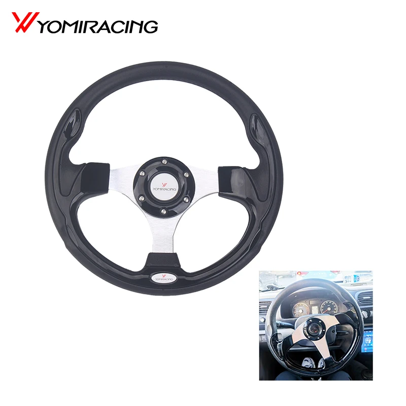 Car Sport Steering Wheel Racing Type High Quality Universal 13 Inches 320MM Aluminum PU 3Color Modified Auto Styling