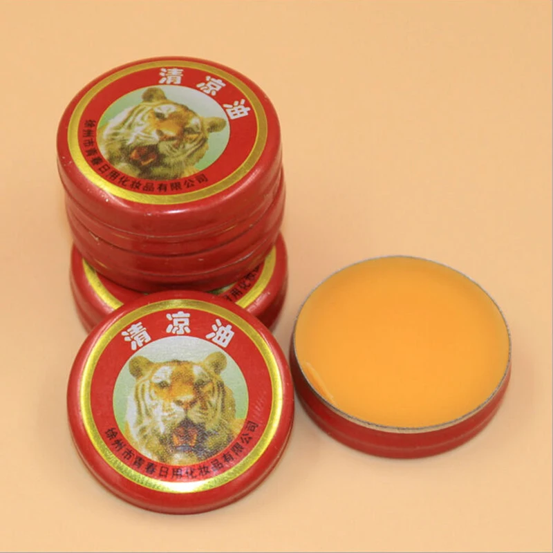 Baume du tigre naturel, huile essentielle, traitement de l'influence, maux de tête froids, vertiges, muscles, pommade solide, 1/2/3/5/10 paquets