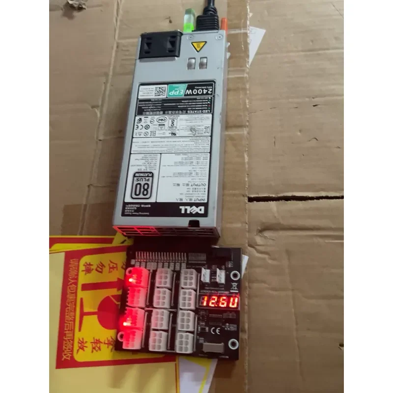 for DELL EPP2400W Power Supply D2400E-SO A2 Replacement Unit High Efficiency Desktop PSU Compatible with Dell Systems
