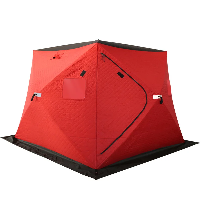 

Warm and cold-proof thickened cotton outdoor winter snow fishing fishing tent