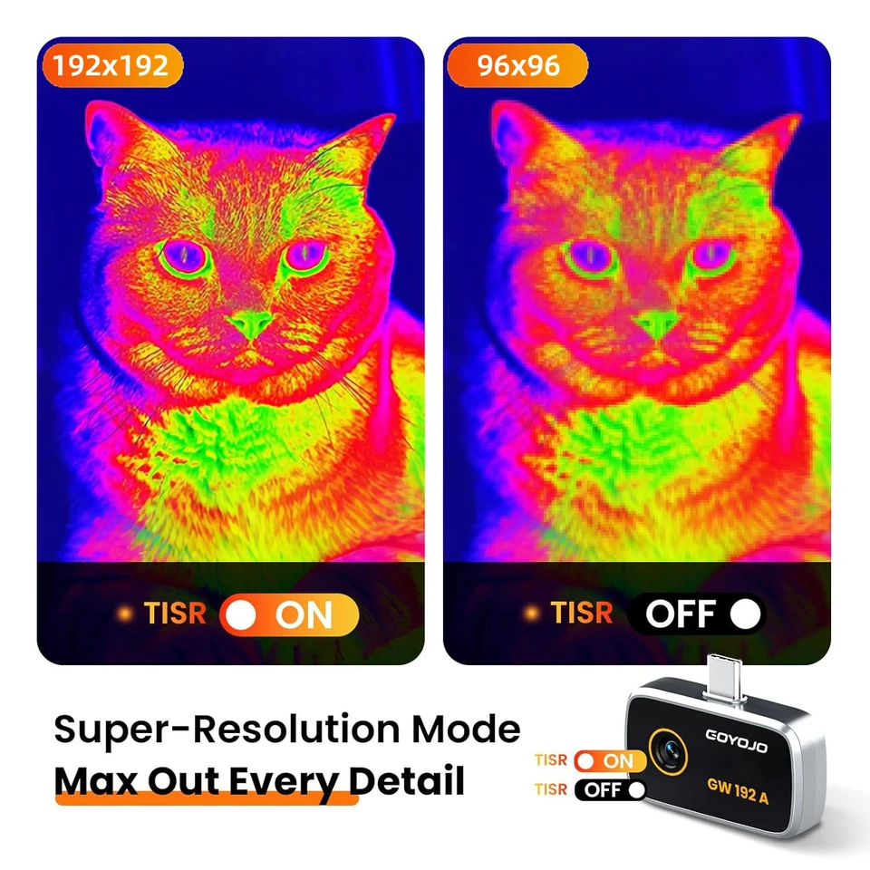 GW192A Thermal Camera for Phone 192x192 Resolution