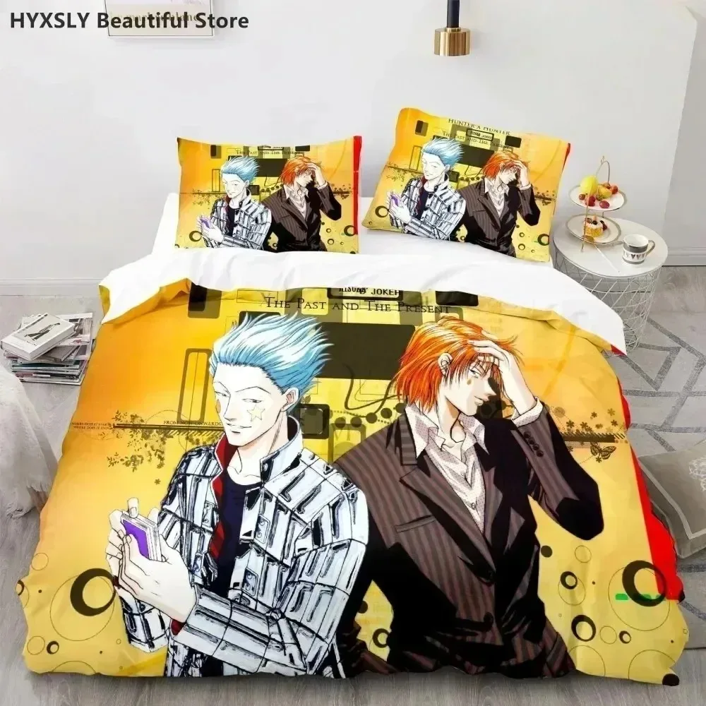 

Hunter X Hunter 3D Print Duvet Cover Set Bedding Set Japanese Anime Twin Queen King Quilt Cover Pillowcases Home Decor 014