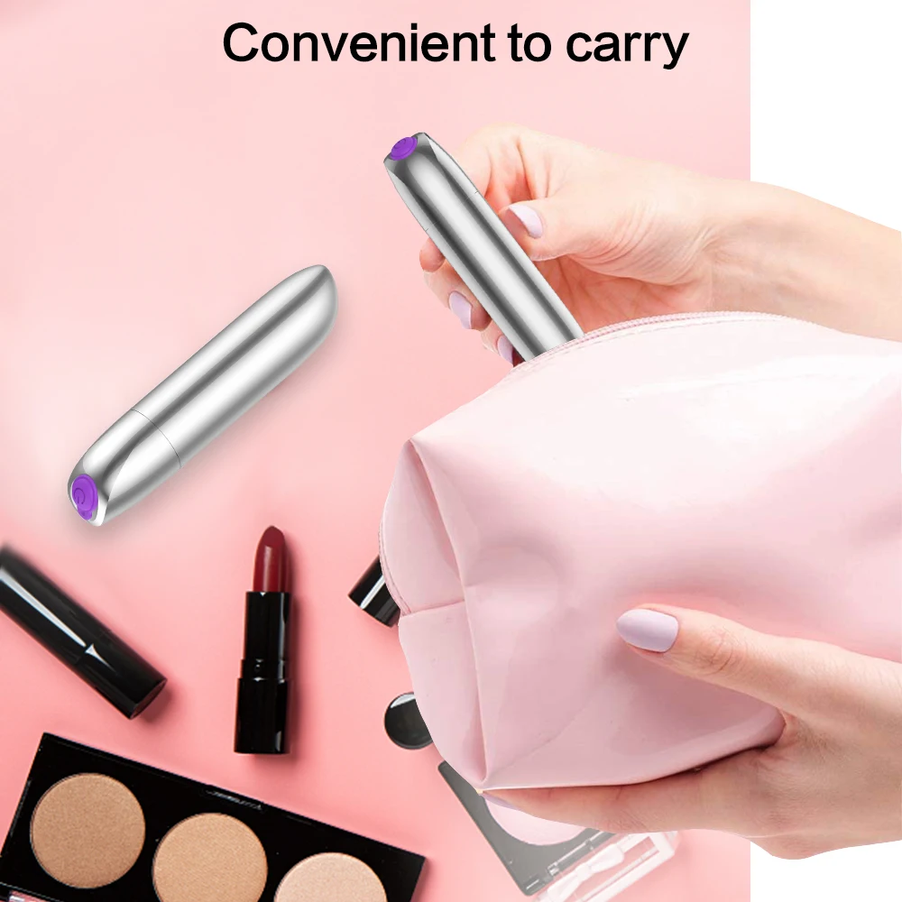 المحمولة رصاصة الاستمناء قوية المهبل هزاز G-بقعة البظر المهبل محفز الحلمة مدلك لعبة الجنس الكبار للنساء #5