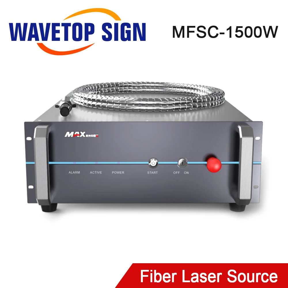 

WaveTopSign MAX MFSC-1000W MFSC-1500W Single-mode Continuous Fiber Laser Source 1500w for Fiber Laser Cutting Machine
