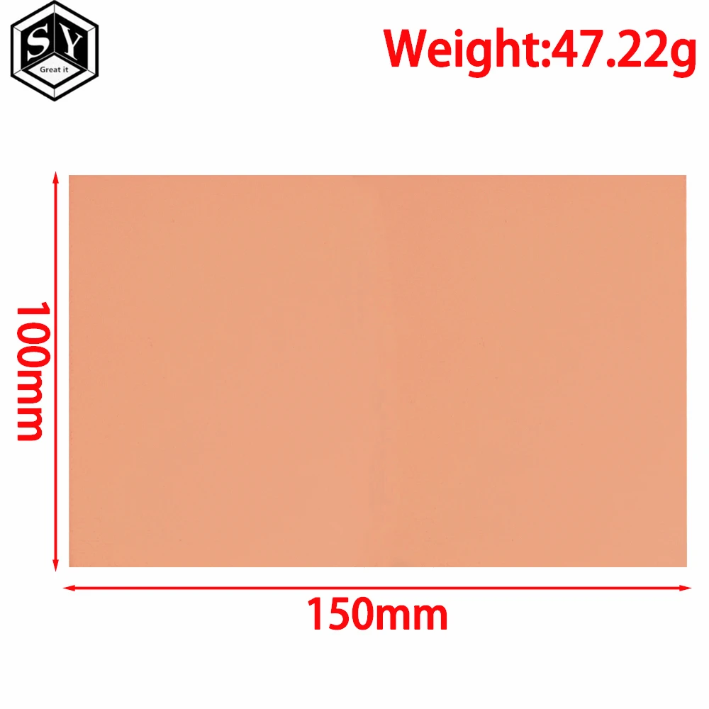 1pcs/lot Fr4 Pcb Single Side Copper Clad Plate Diy Pcb Kit Laminate Circuit Board 10x15cm