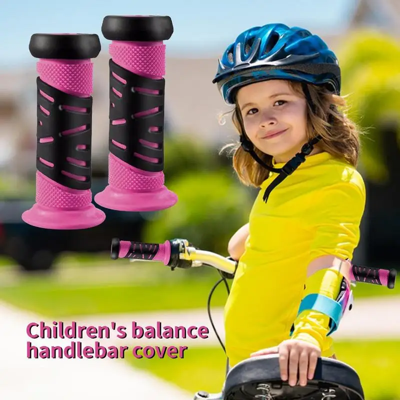 Rubber Handlebar Grips Non-Slip Cycles Handles Grips Non-Slip Cycles Handles Soft Cycling Grips Rubber Hand Grips For Folding