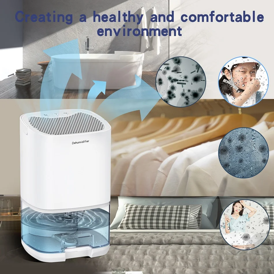 New Design Commercial Dehumidifier for Moist Air Bedroom Kitchen Office Wardrobe Home