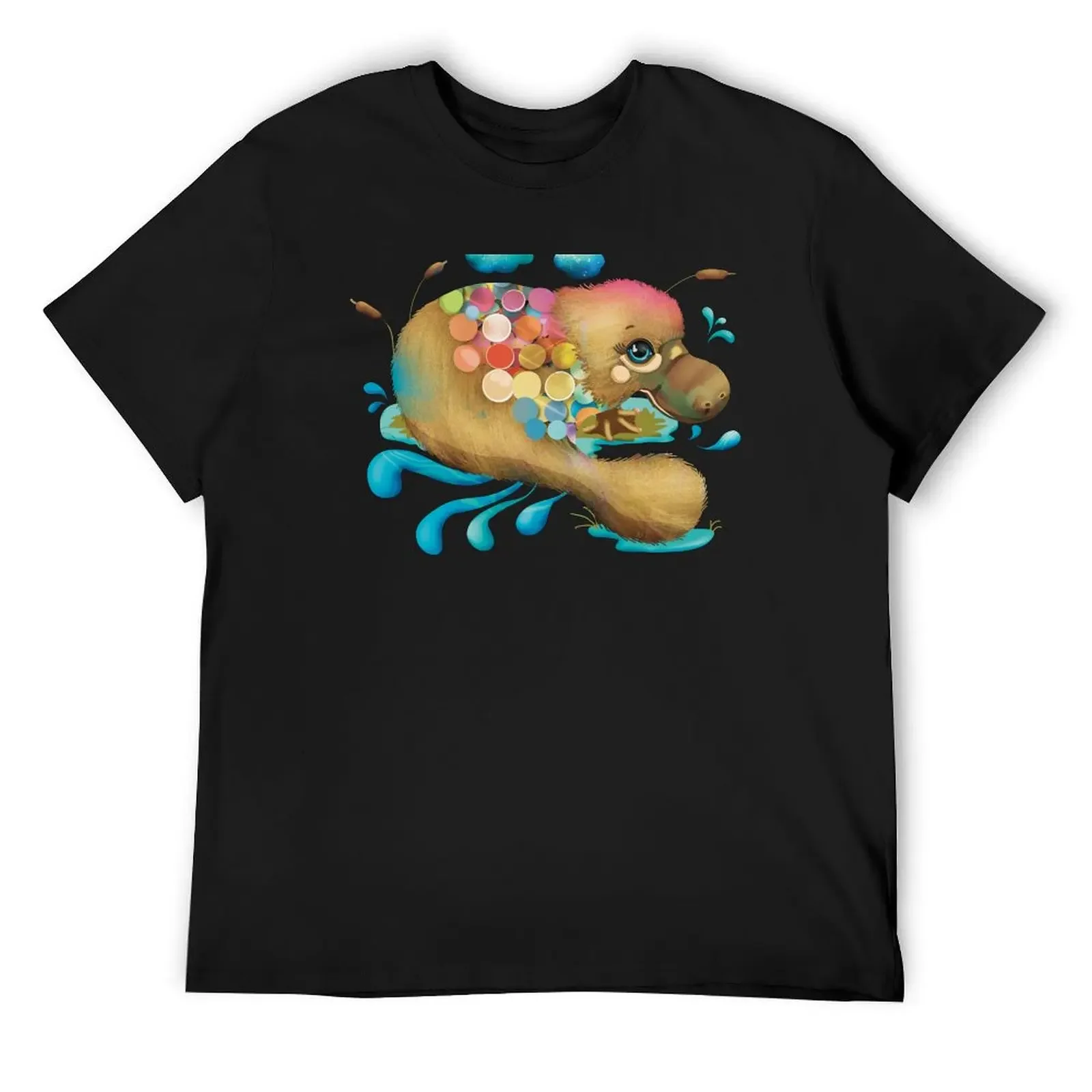 Spangled Platypus T-Shirt blanks anime figures mens t shirt graphic