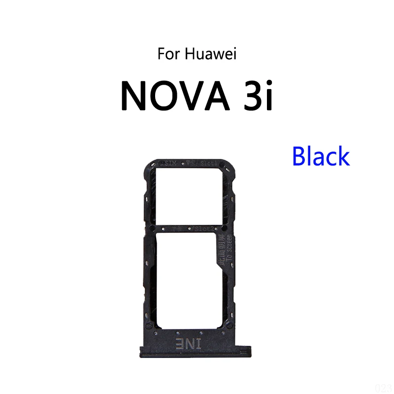 SIM Card Slot Tray Holder Sim Card Reader Socket For Huawei Nova 3i / P smart + / P Smart Plus 2018