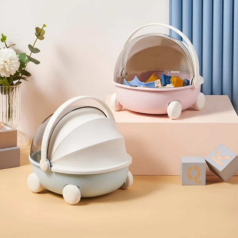 Cute cradle desktop organizer dustproof entryway ornaments key storage tray miscellaneous snacks and toys storage box