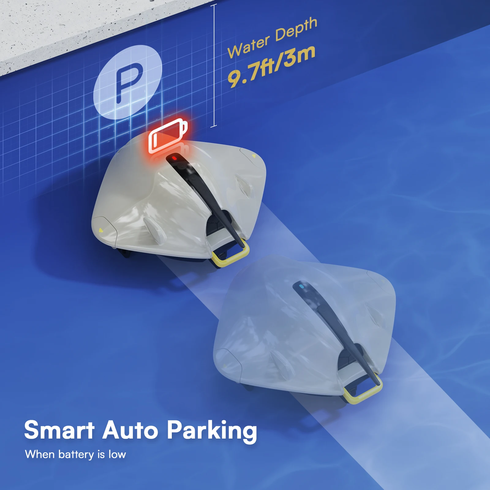 Swimming Pool Cleaning Robot Pool Robot Auto Cleaning 120mins Run Time Lydsto Pool Cleaner Robot S2 Ultra