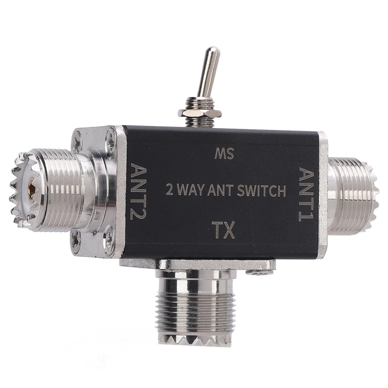 

2 Way Antennae Transfer Switch 1 Input 2 Output Antennae Switching Switch 100W 0-50MHz SO239 Interface Manual Antenna Splitter