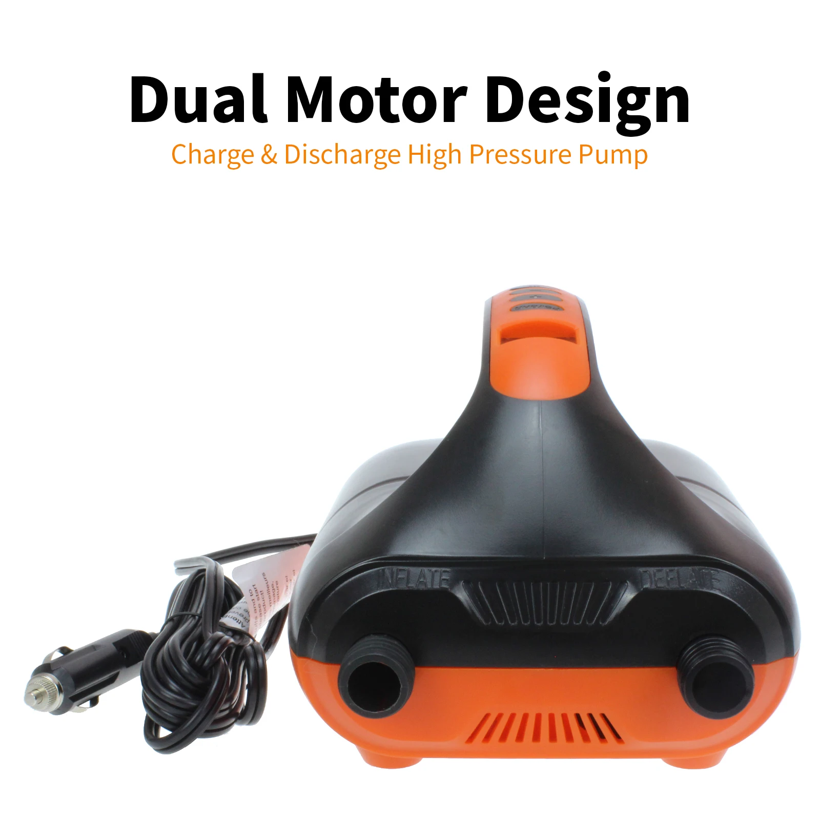 16/20 PSI Opblaasbare Pomp Elektrische Luchtpomp 12V SUP Pomp Elektrisch Max Dual Stage voor Stand Up Paddle Pvc Boot Pomp Luchtbed