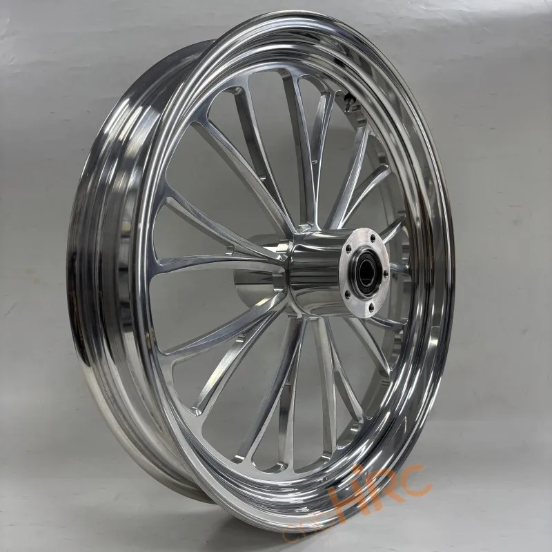 عجلة دراجة نارية الألومنيوم 16 18 19 20 21 23 بوصة 21x3.5 23x3.5 كروم لايحتاج حافة مجموعة دراجة نارية لهوندا هارلي ديفيدسون