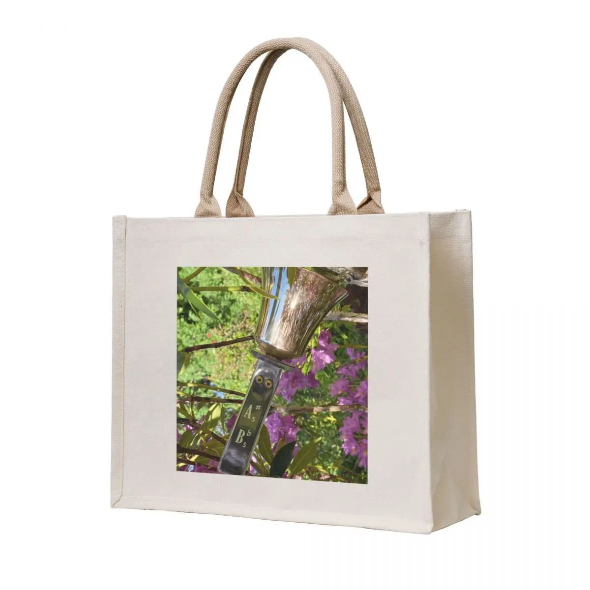

Perfectly Polished Handbell in Seriously Summer Foliage Tote Bag Canvas hand bags Canvas stote bag Women's beach bags