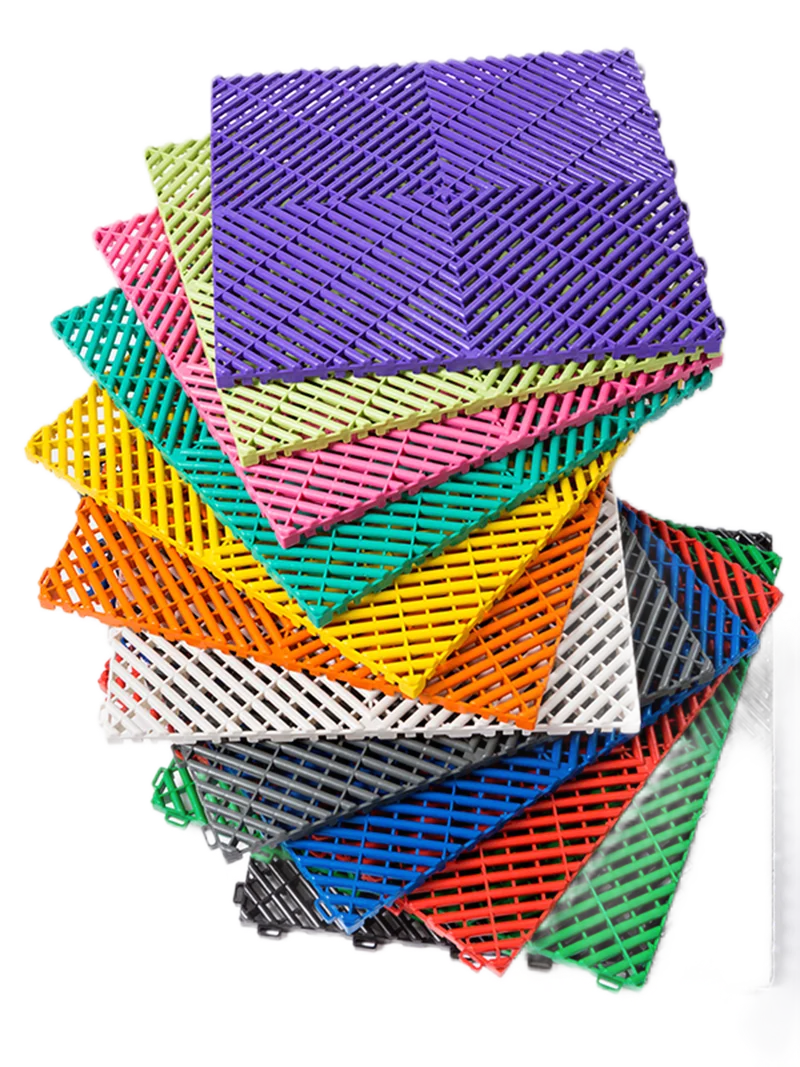 

PVC Interlocking Garage Floor for Car Wash, Plastic Interlocking Tile, Factory Outlet