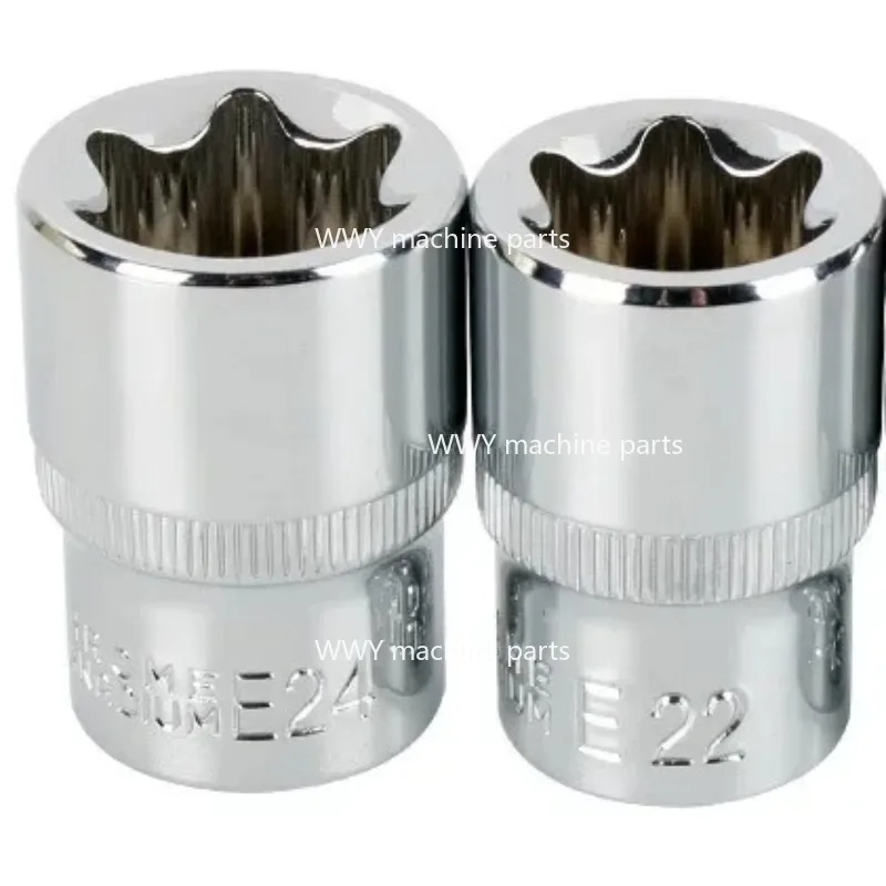 

Подходит для наборов торцевых головок 14StarSocketKits с приводом 1/4, 3/8, 1/2 дюйма, тип E: E4, E5, E6, E7, E8, E10, E11, E12, E14, E16, E18, E20, E22, E24, а также инструментов для ремонта.