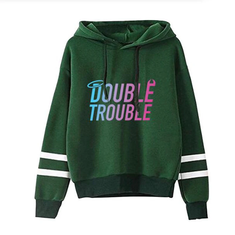 

Stokes Twins Double Trouble Merch Oversized Women/Men Hoodie Sweatshirt Streetwear Hip Hop Pullover Hooded Jacket Male Tracksuit