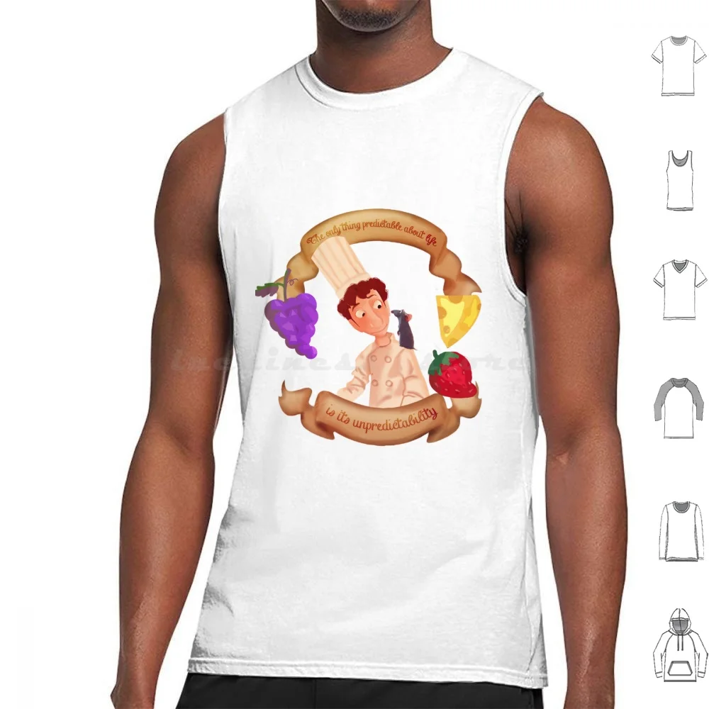 Linguini Tank Tops Vest Sleeveless Ratatouille Linguini