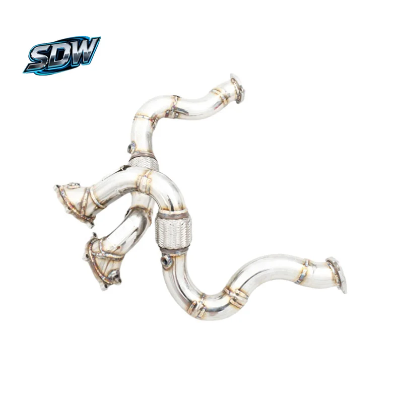 A5 A7 Q5 SQ8 RS8 RS6 RS7 Modified Stainless Steel Exhaust System 1.5mm Mirror Polished Custom Tail Outlet Factory Wholesale