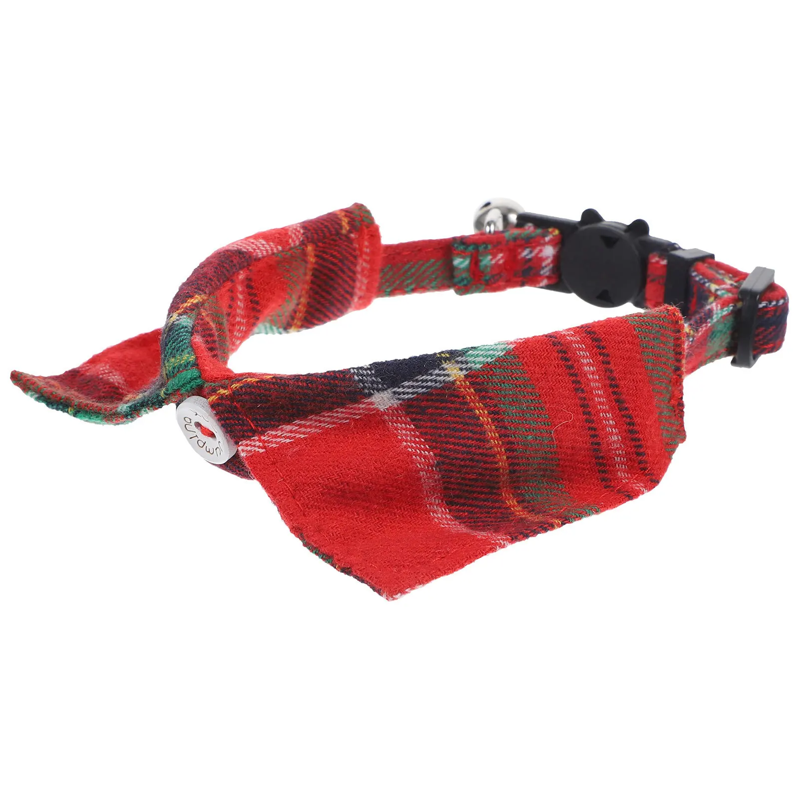 

Cat Collar Plaid Cute Kitten Adjustable Bell Collar for Weddings Parties Birthdays Daily Photos Kitten Collars