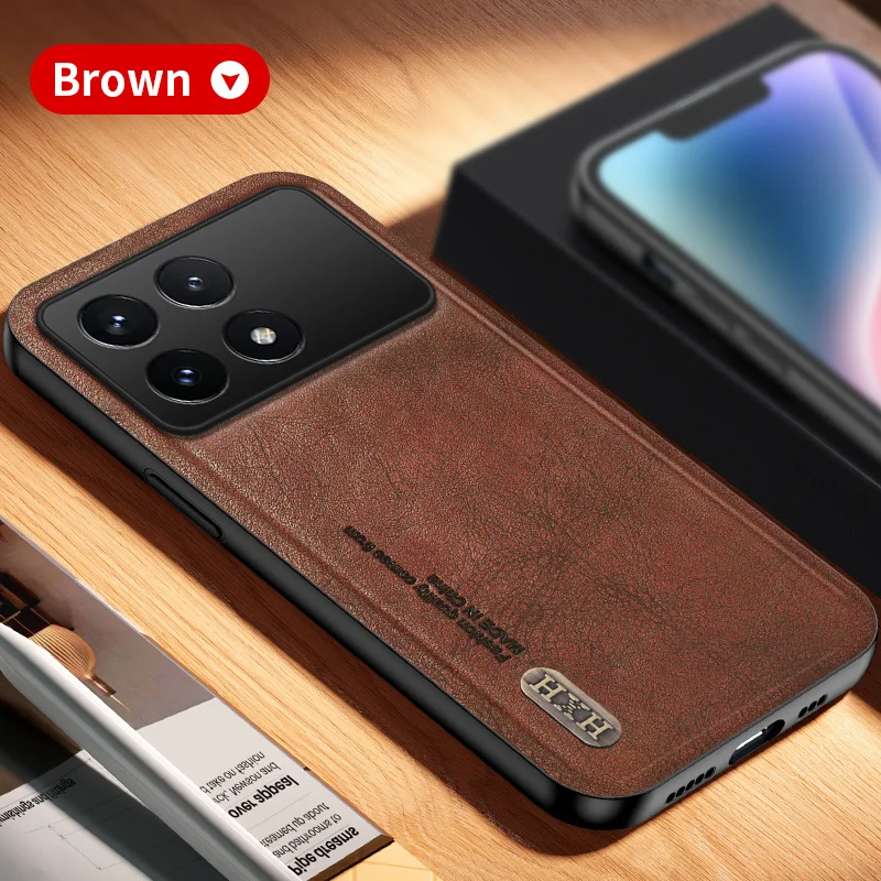For Xiaomi POCO F6 Pro 5G Чехол Для Back Cover Skin Feel Magnetic PU Leather Phone Cases Soft Fundas For POCO F6 F7 Pro Ultra