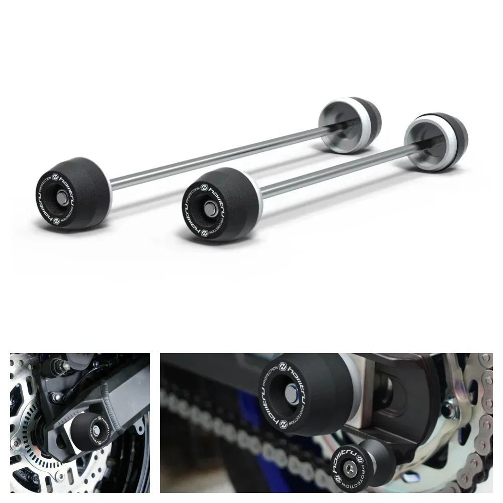 

Front Rear Axle Fork Sliders Motorcycle Frame Crash Protector Hub Anti-Collision For Suzuki GSX-S750 GSX-S750Z 2017-2021