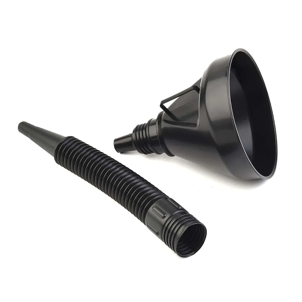 Motorcycle Car Plastic Spout Filling Funnel For Oil Water Fuel Petrol Strainer With Spout Pipe Pour Diesel Gasoline Repair Tool