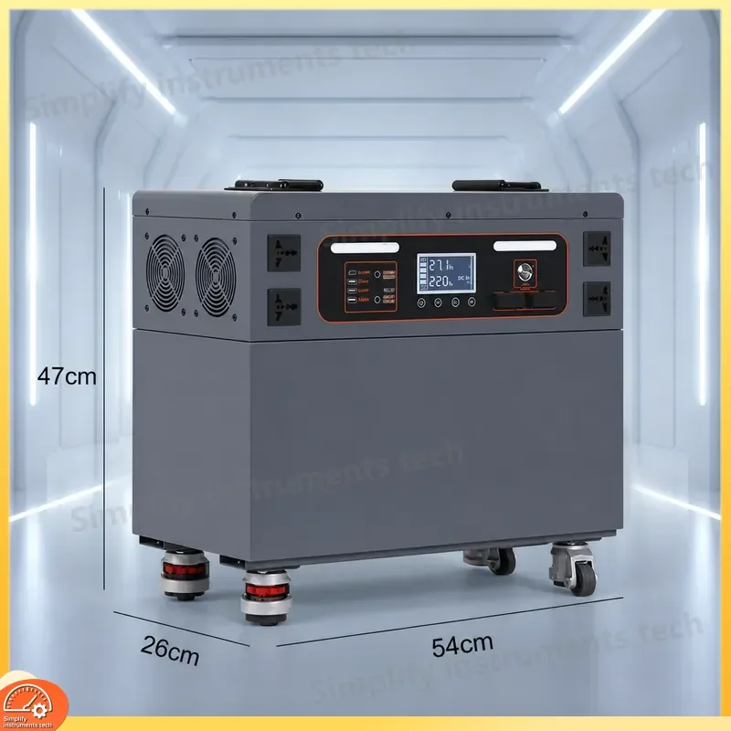 3500W Portable Power Station 3200Wh LiFePO4 Solar Generator Outdoor Camping Emergency Home Backup Battery Off Grid