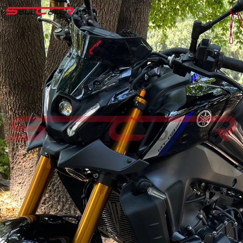 For YAMAHA MT-09 SP 2021 2022 2023 MT09 21-23 Motorcycle Sport Downforce Naked Forntal Spoilers Aerodynamic Wing Deflector