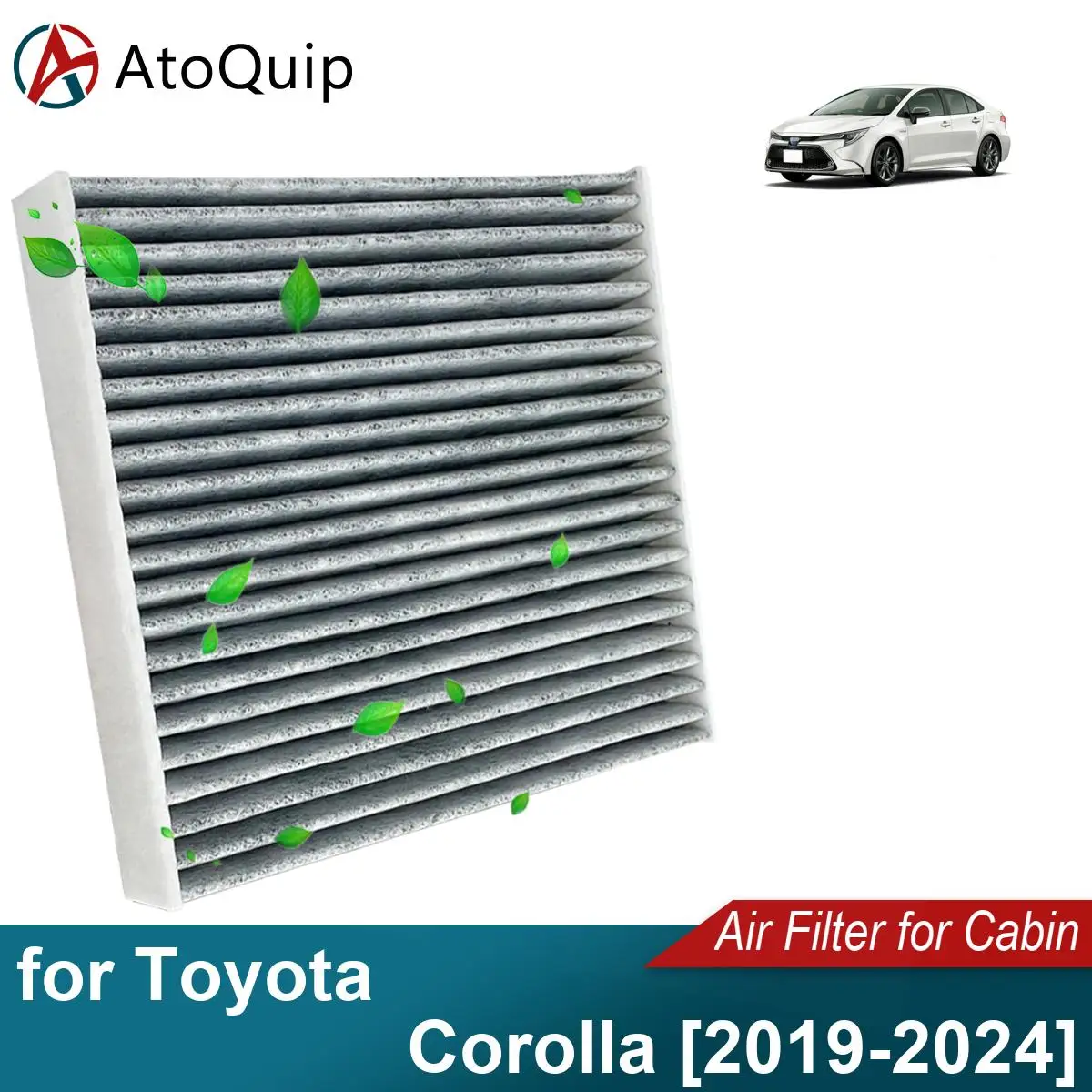 CF12157 Car Air Filter Element Suit for Toyota Corolla 2019-2024 87139-0E040 87139-0R030 87139-26010 87139-28020 87139-48050