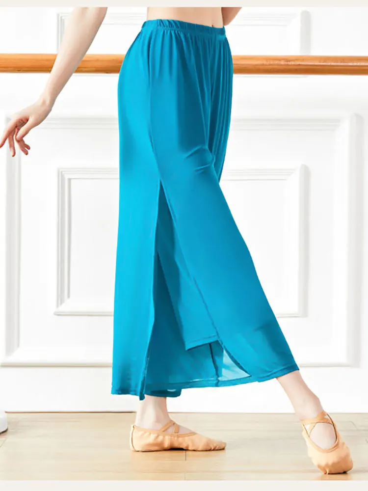 High Quality Long Practice Dance Pant High Waist Palazzo Pants For Women Dancing Clothes Dancer Wear Clothing