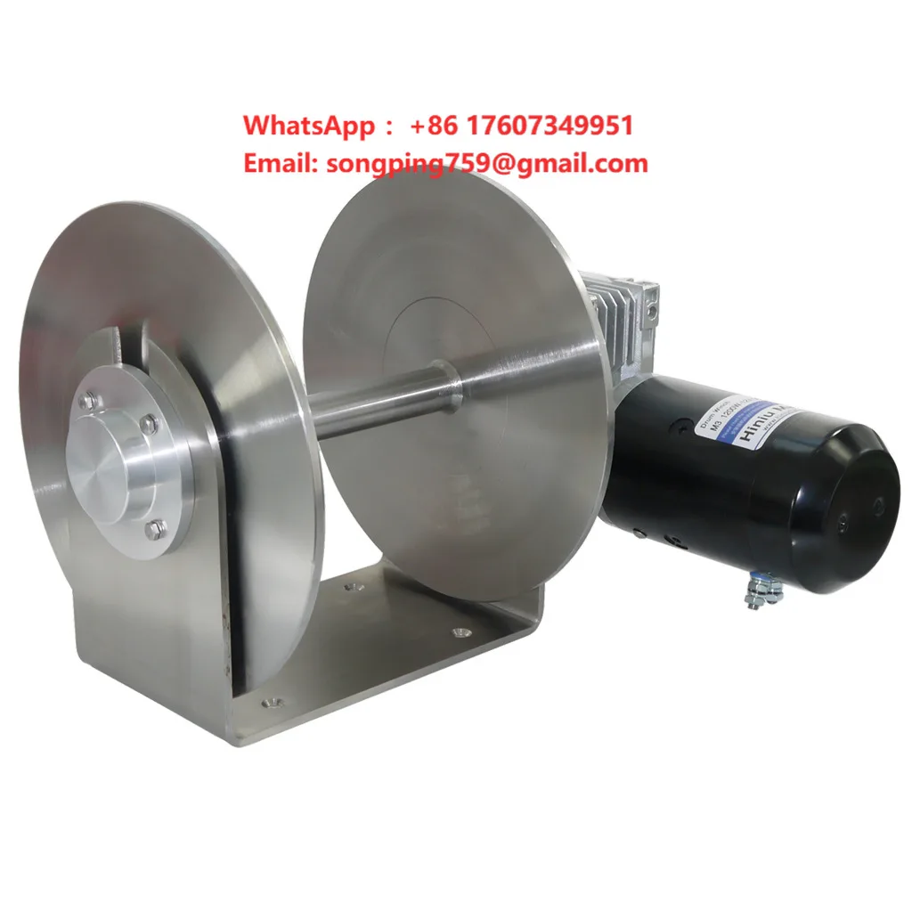 12V 24V Yacht Winch 1500 2000W 316L Horizontal Stainless Steel Marine Anchor for Boats 6 to 18m Navigation Stability