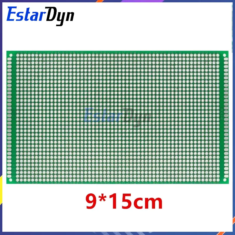 Estardyn 9x15 8x12 7x9 6x8 5x7 4x6 3x7 2x8 cm Double Side Prototype Diy Universal Printed Circuit PCB Board Protoboard  Arduino