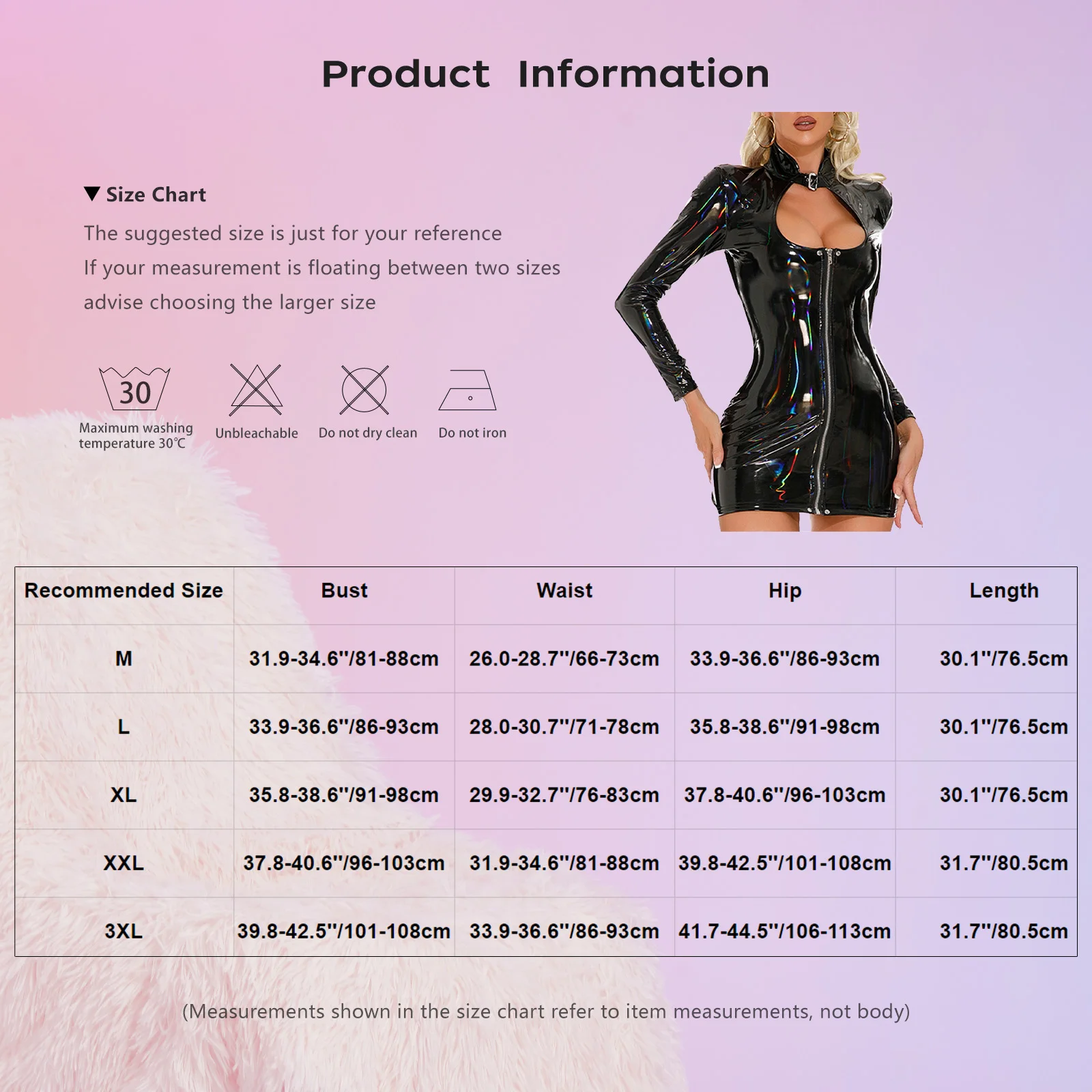 Womens Nightclub Latex Dress Front Zipper Bunny Party Catsuit Costume Patent Leather Bodycon Mini Dress Glossy Wet Look Clubwear