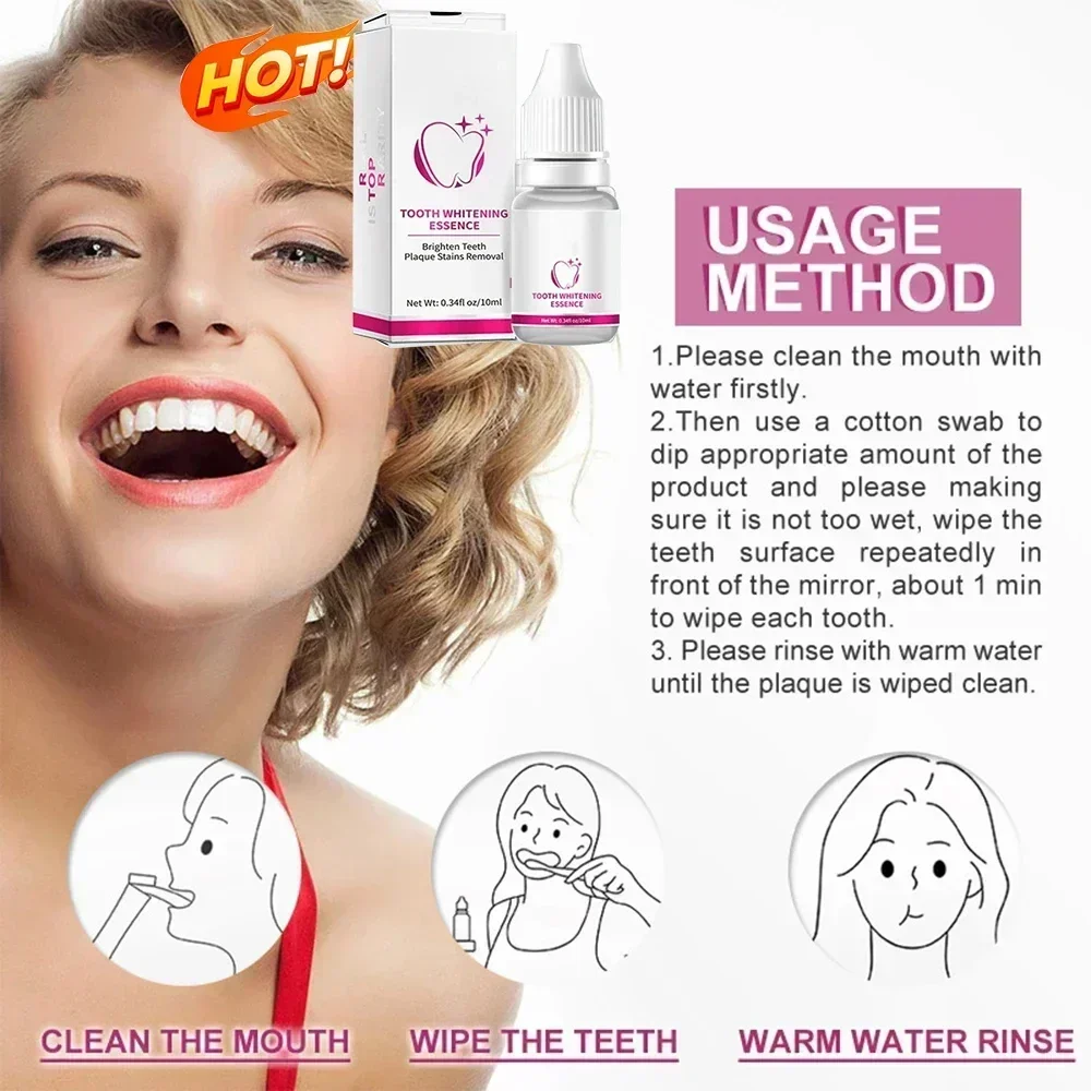 

Teeth Whitening Essence Remove Plaque Stains Oral Hygiene Bleaching Products Cleansing Fresh Breath Dentistry Care Tools