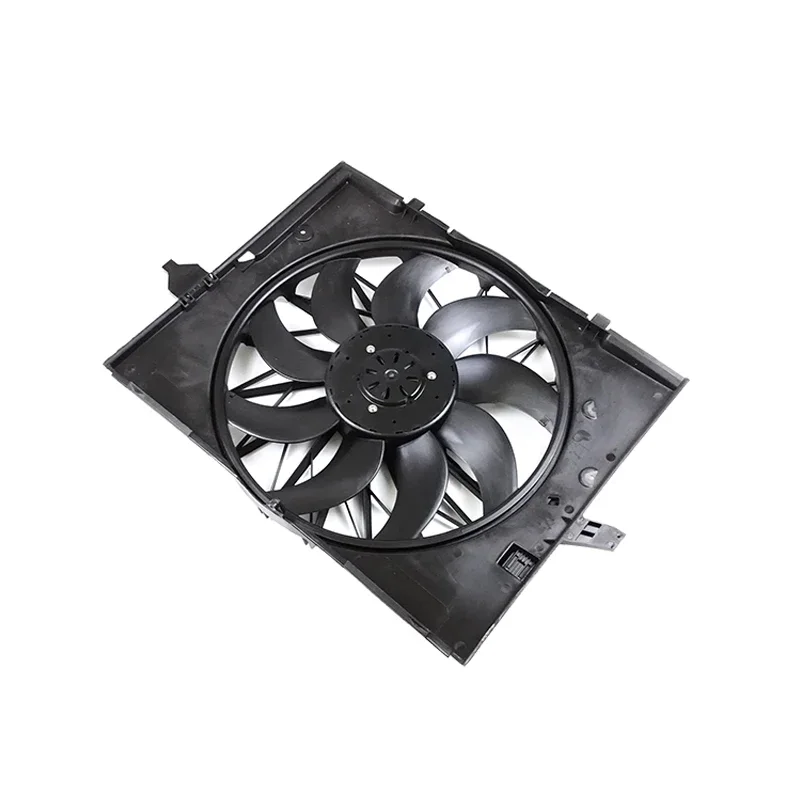 High Quality 600W Black Cooling Radiator Fan For BMW 5 Series 7 Series E60 E66 Car Auto Parts 17427543282