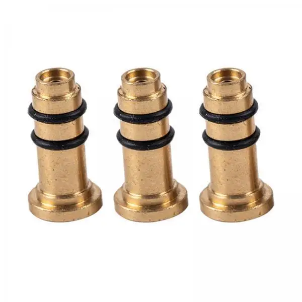 Butane Fill Adapter Brass Material Nozzle Gauge Reusable Gas Connector for Portable Camping Grill