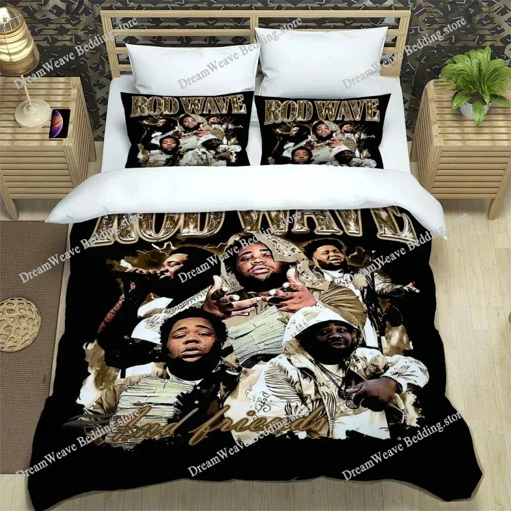 3D Print Popular Music Rod Wave Bedding Set Boys Girls Twin Queen King Size Duvet Cover Pillowcase Bed boys Adult Home Textile59