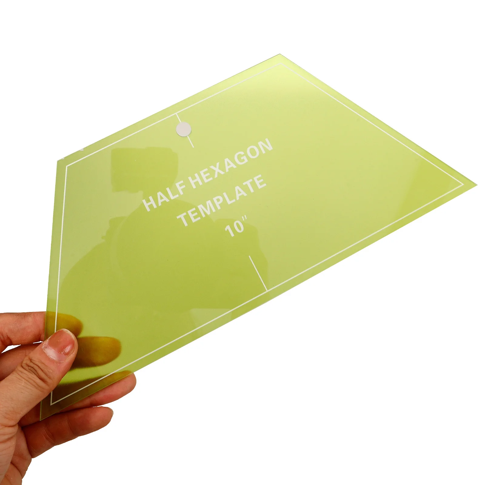 

3pcs Hexagonal Quilting Template Acrylic Sewing Ruler For Fabric Cutting Diy Patchwork Tool Durable Craft Ruler Portable