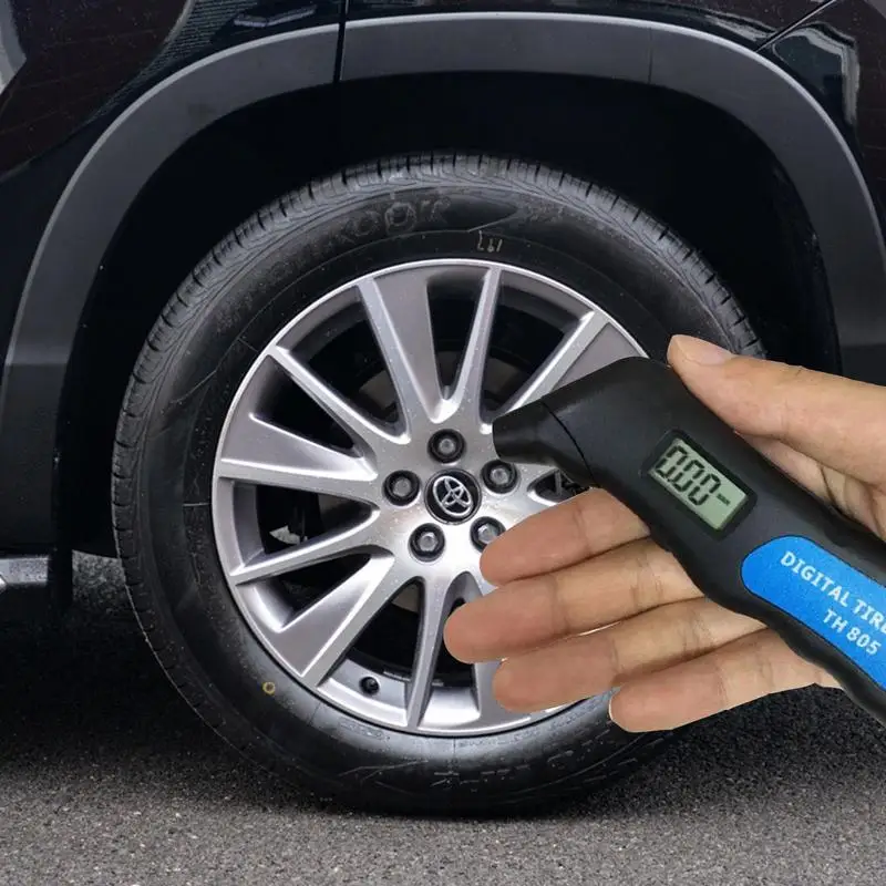 

Digital Car Tire Tyre Air Pressure Gauge Meter With Backlit LCD Display Comfortable Grip Car Digital Tire Pressure Tool Accesory