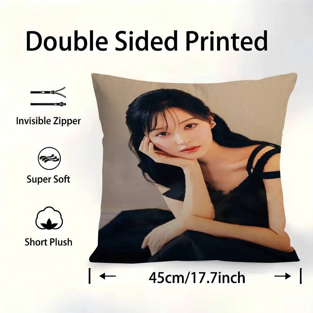 

Kim Ji Won Cushion Cover Pillowcase Upholstery Sofa Throw Pillow Home Decor Pillowcas