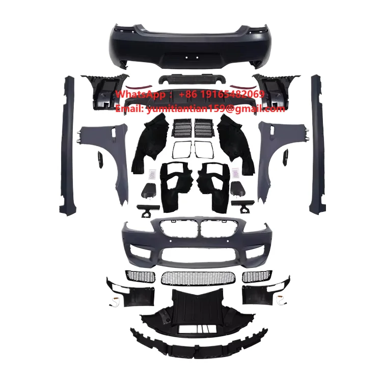 Wholesale PP Material Body Kit Car Accessories for 6 Series F06 F12 F13 M6 Front Bumper Rear Side Skirts Bodykit